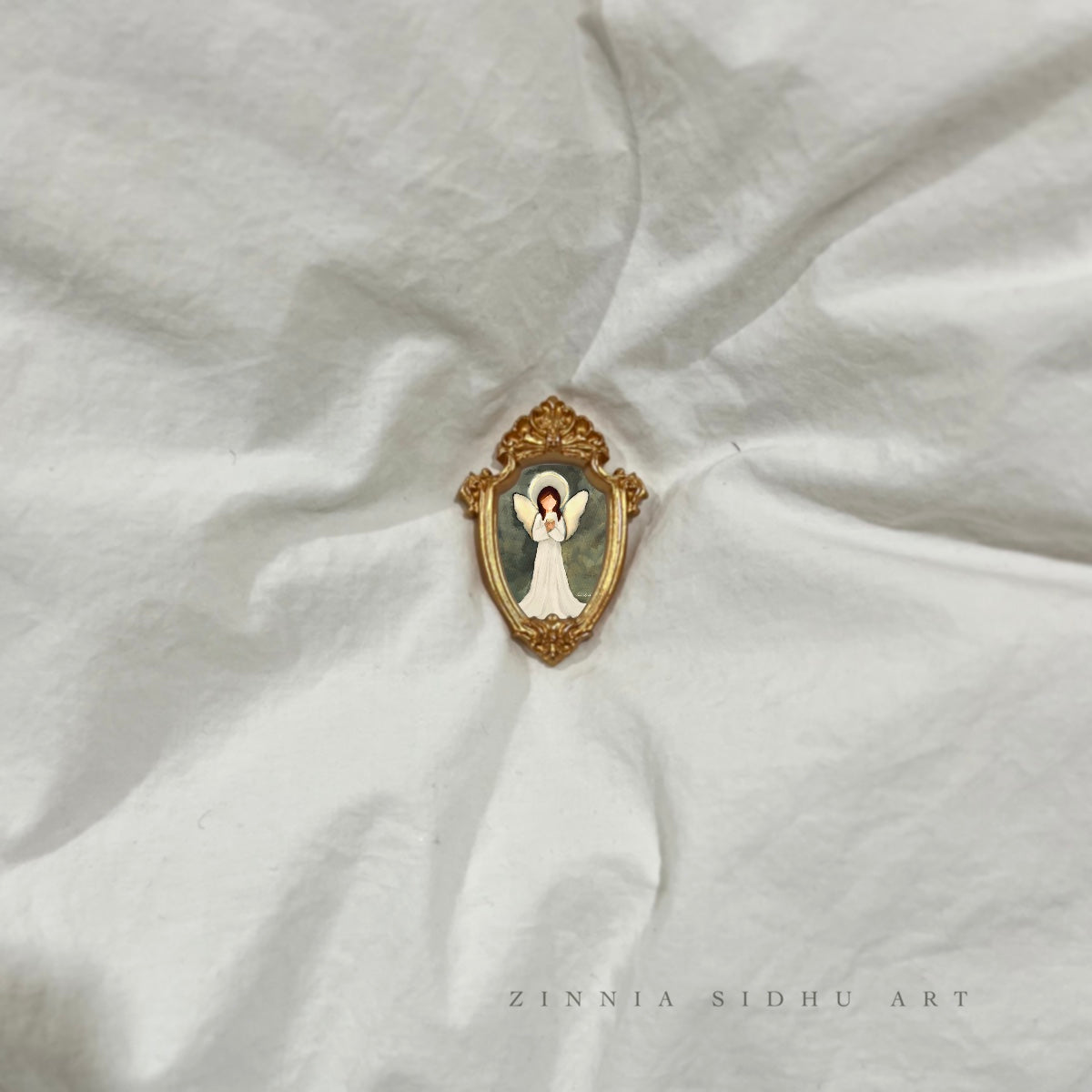 Angel  Oblong- Mini Magnet