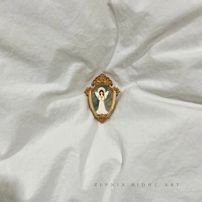 Angel  Oblong- Mini Magnet