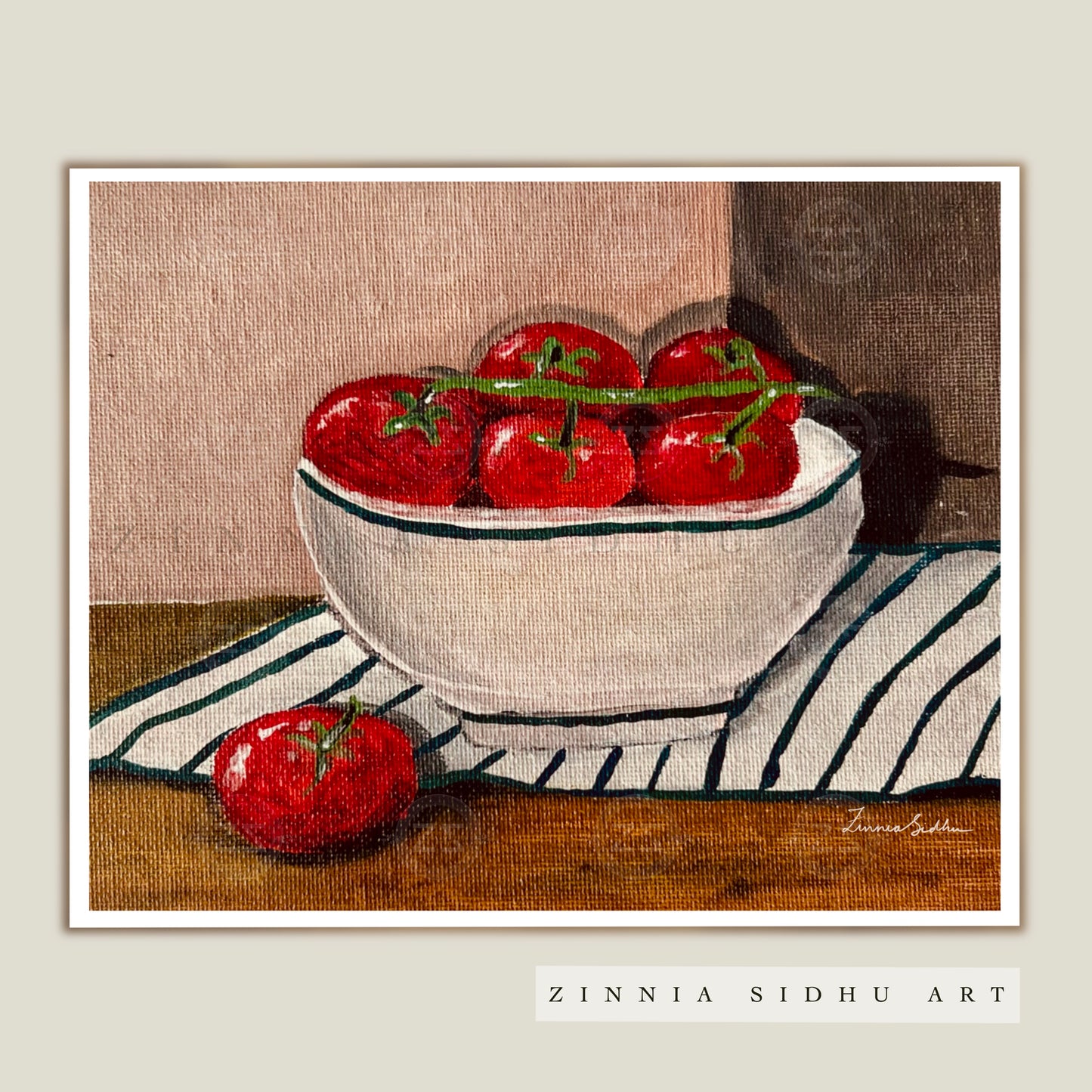Bowl of Tomatoes - Mini Frame