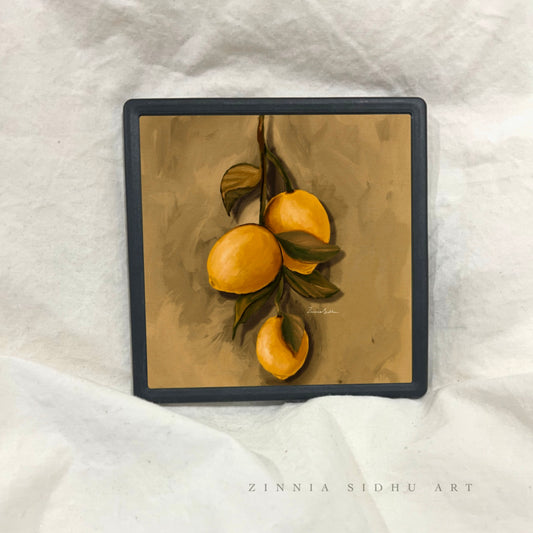 Lemon on Branch - Magnet