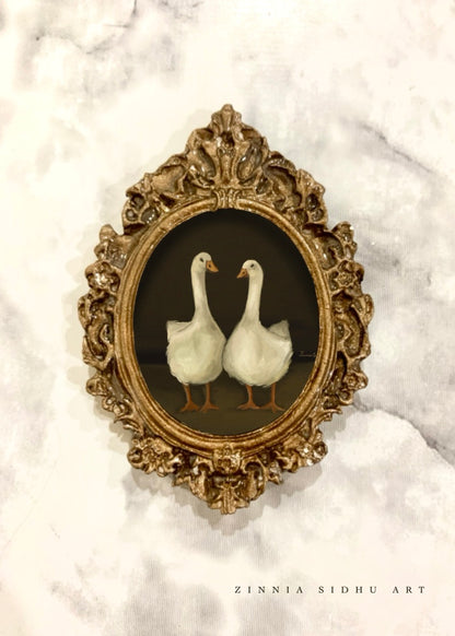 Swans Mini Magnet