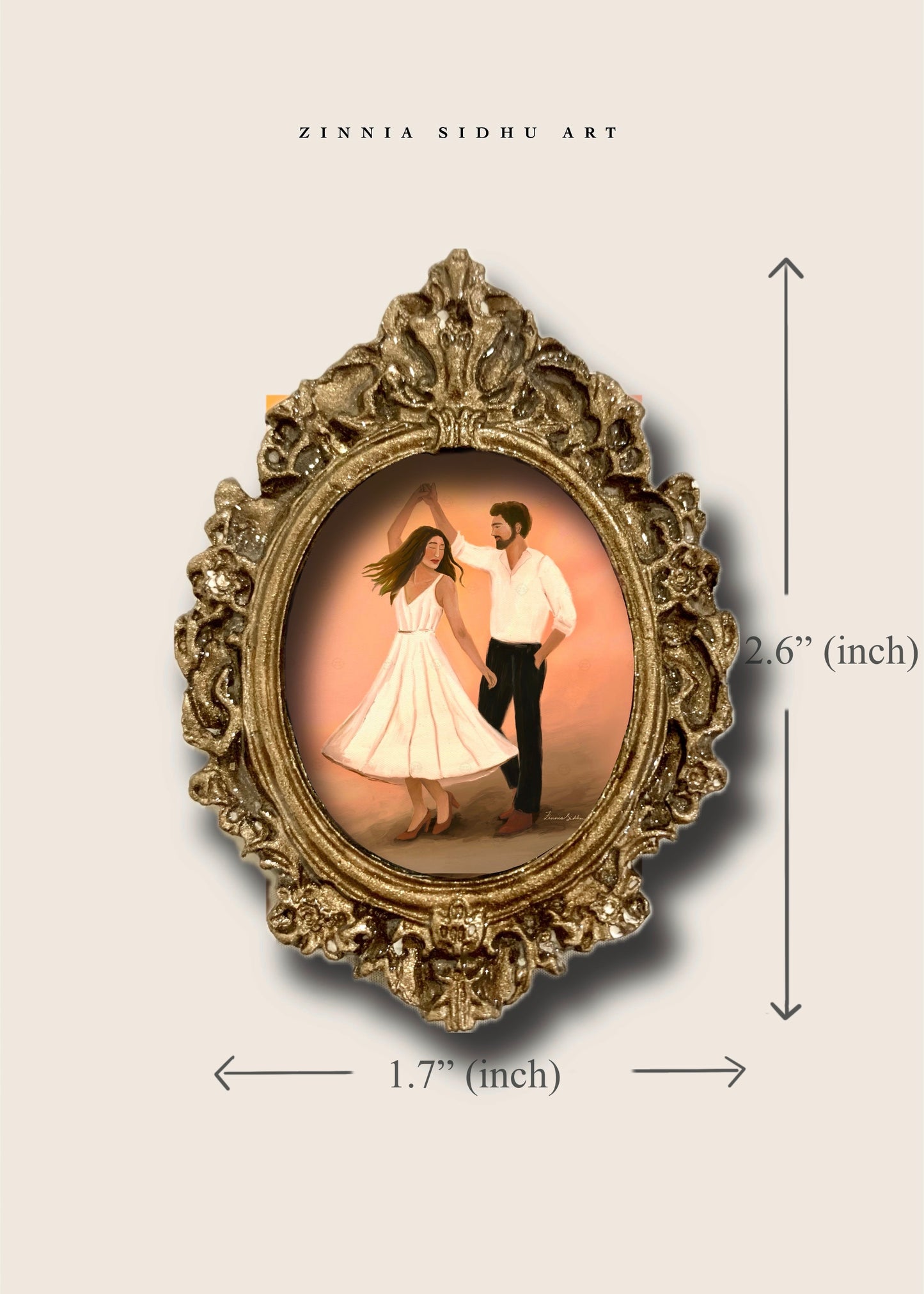 Twirl Mini Magnet