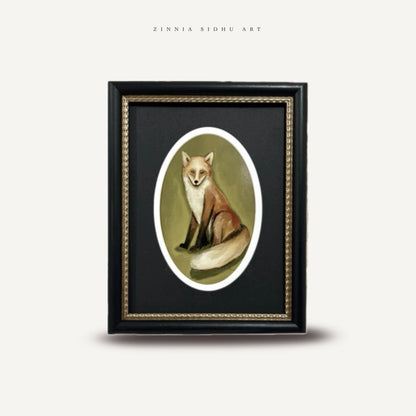 Mr. Fox - Black/Golden Frame