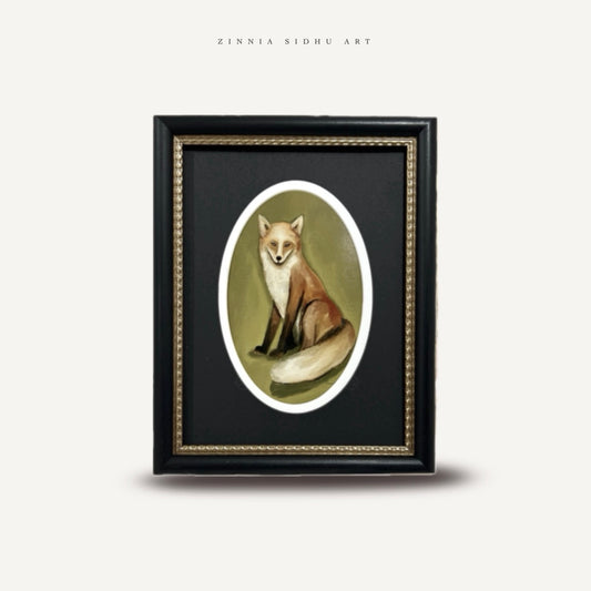 Mr. Fox - Black/Golden Frame