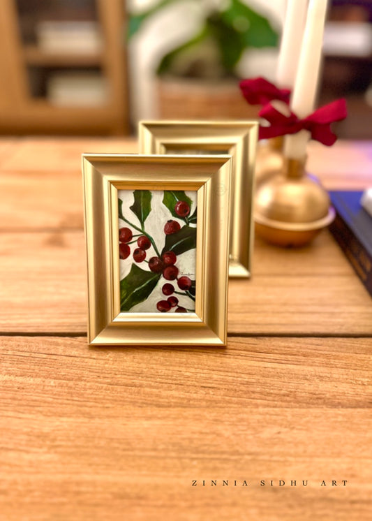 Christmas Berries - Mini Frame