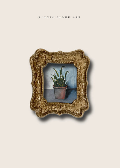 Flower Pot Mini Magnet