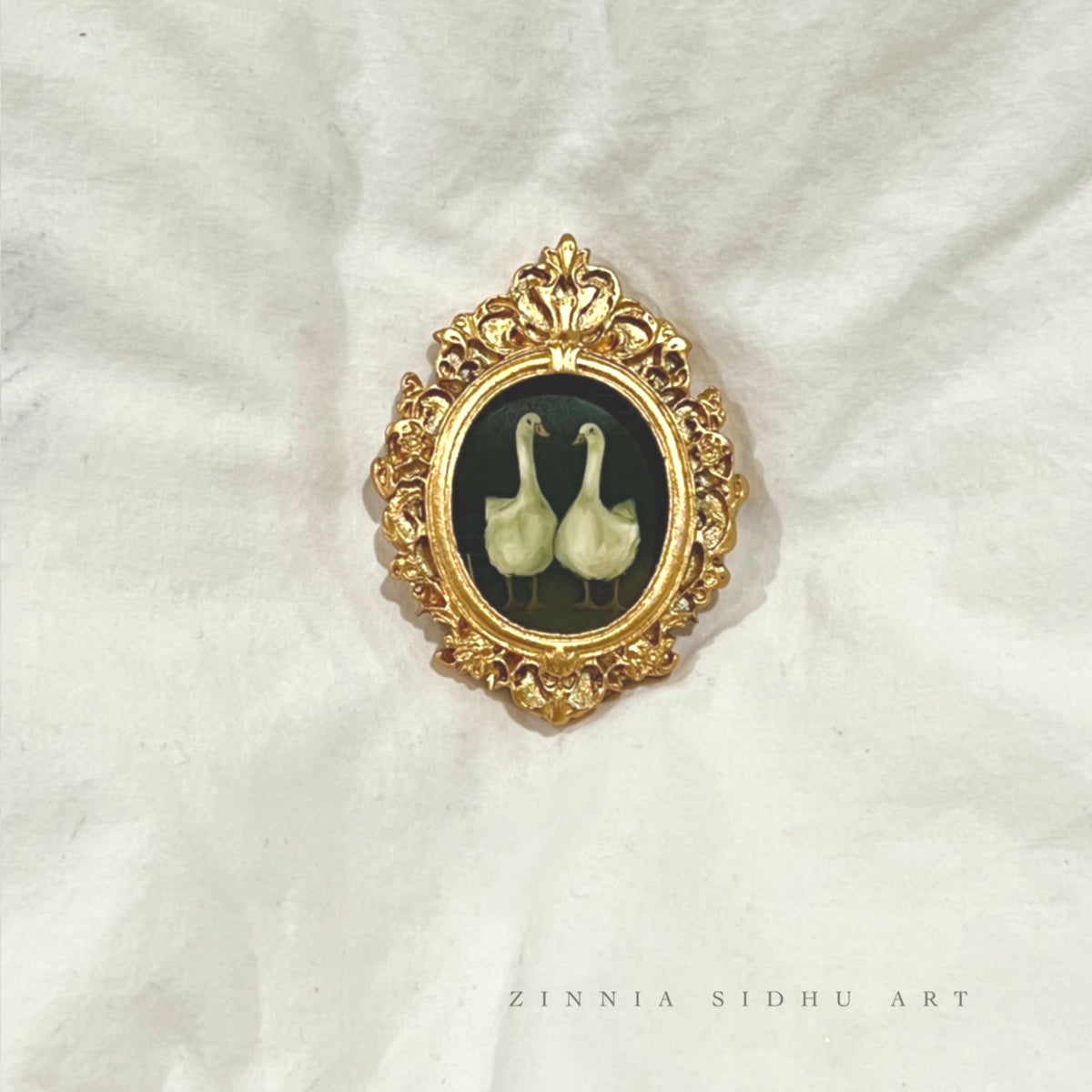 Two Birds - Mini Magnet