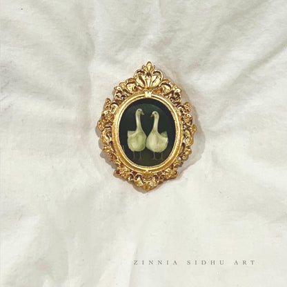 Two Birds - Mini Magnet