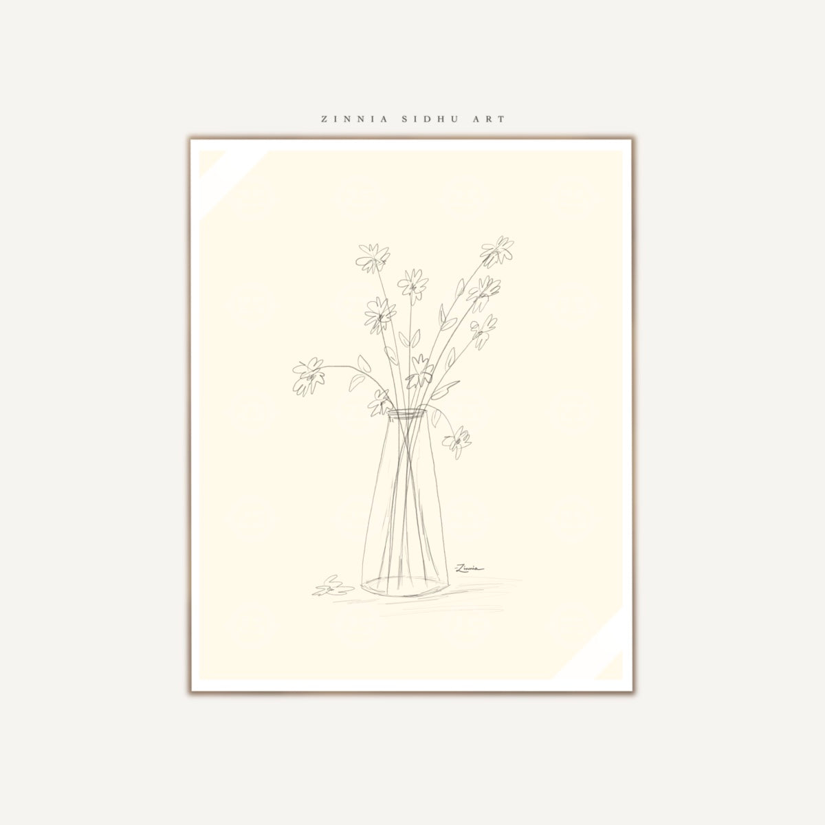 Silent Flowers Sketch