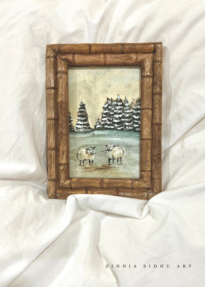 Sheep Story - Wooden Frame