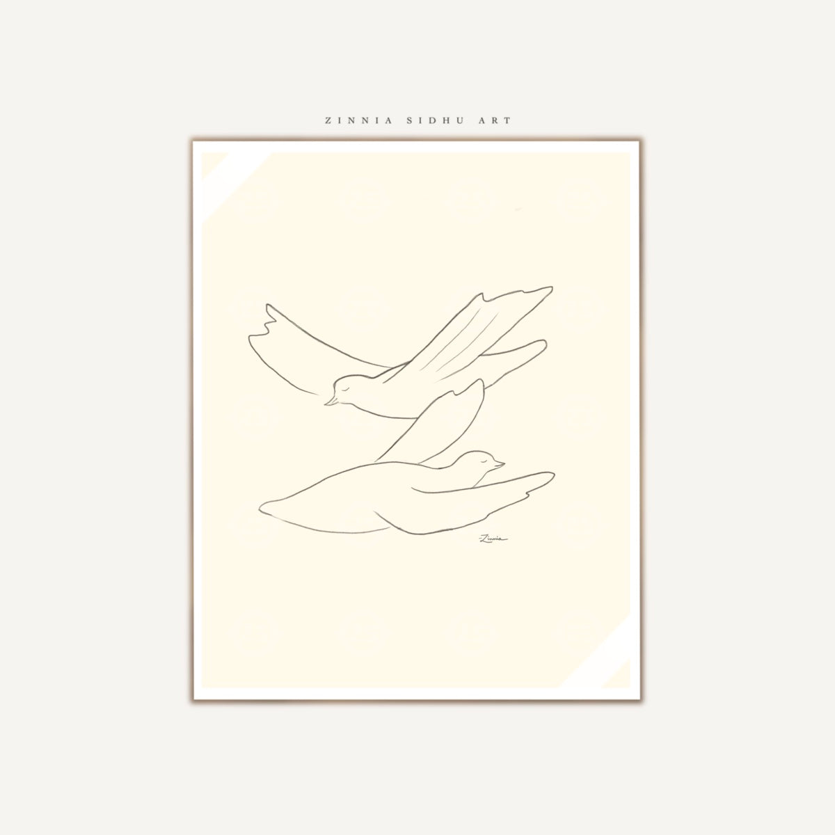 In Flight Sketch