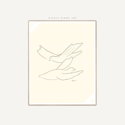 In Flight Sketch