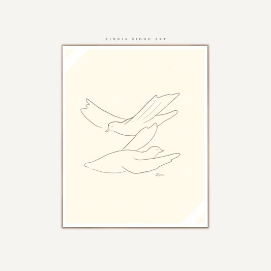 In Flight Sketch