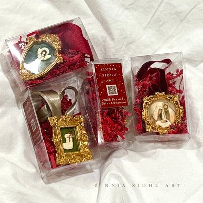 Mini Ornament “Angel Oblong”