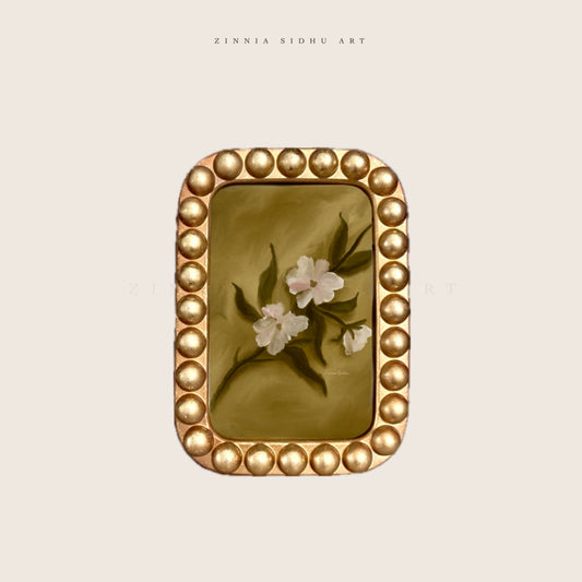 Moody Flora - Golden Frame