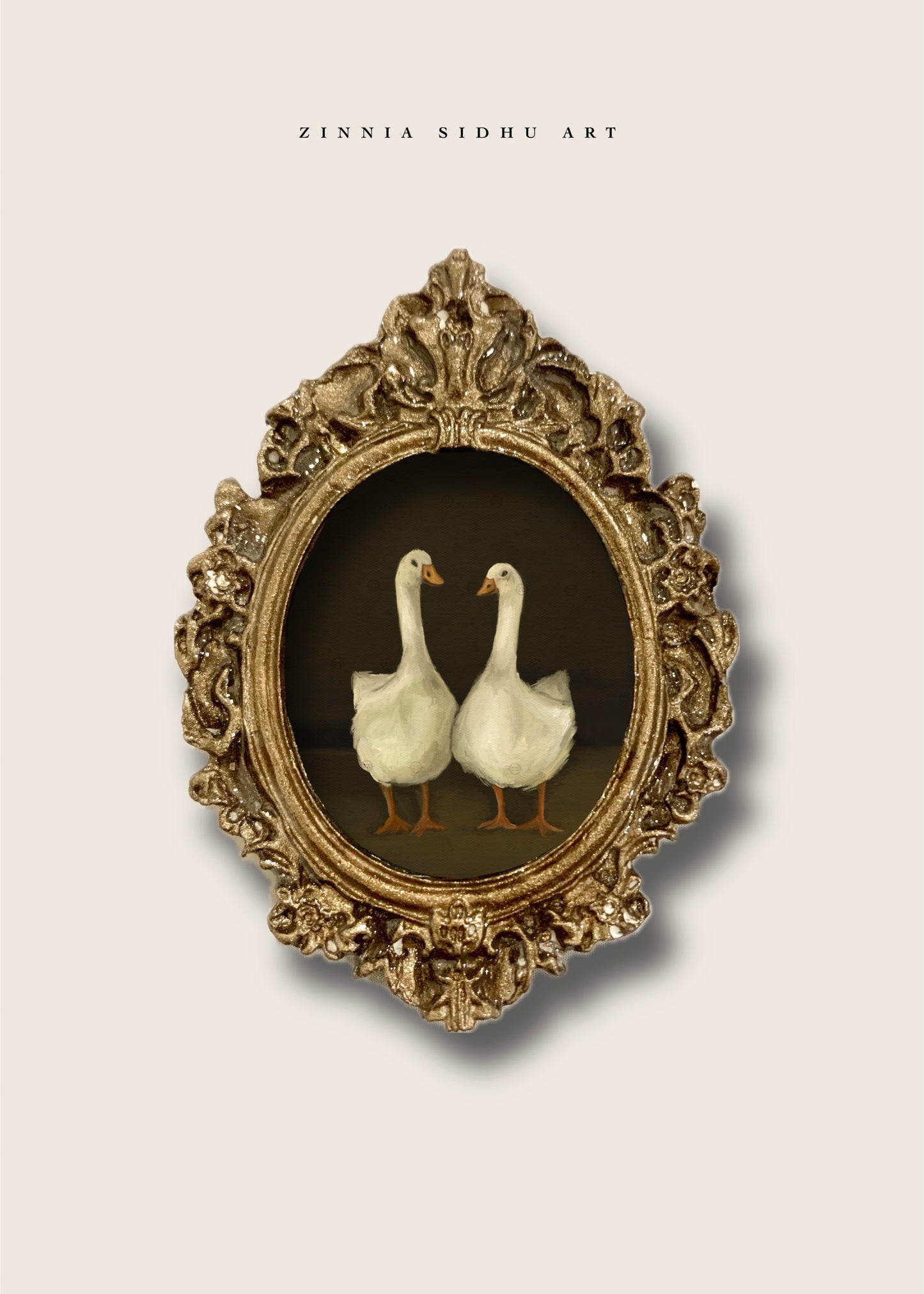 Swans Mini Magnet