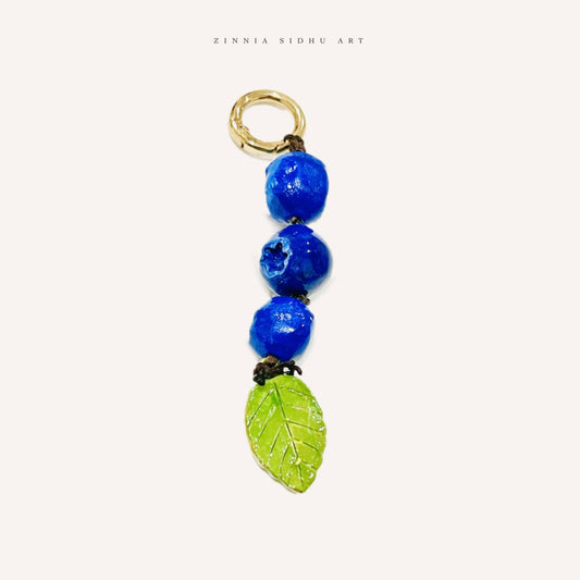 Blueberries Bag Charm
