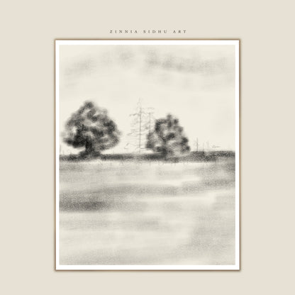 Trees - Charcoal