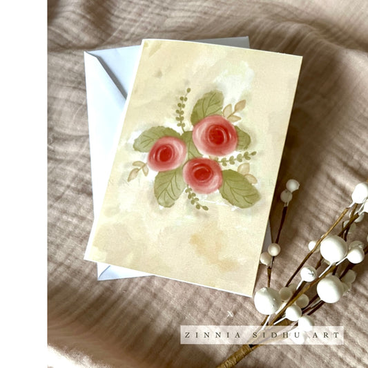 Roses Greeting Card