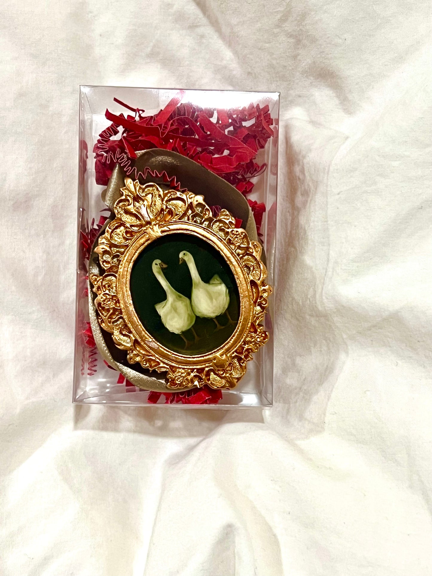 Mini Ornament “Twin Birds”