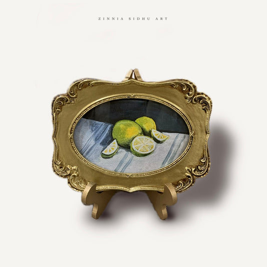 Limes - Golden Frame with stand
