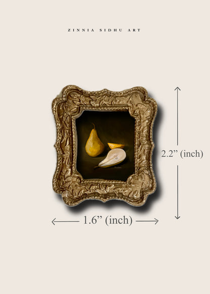Golden Pear Mini Magnet