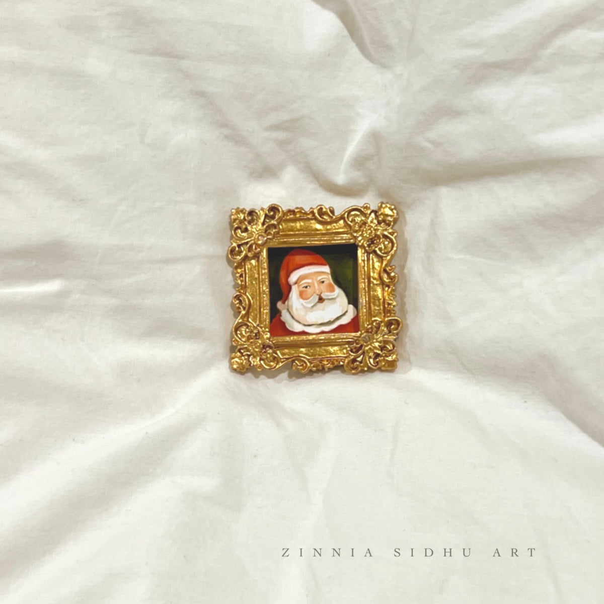 Santa Square - Mini Magnet