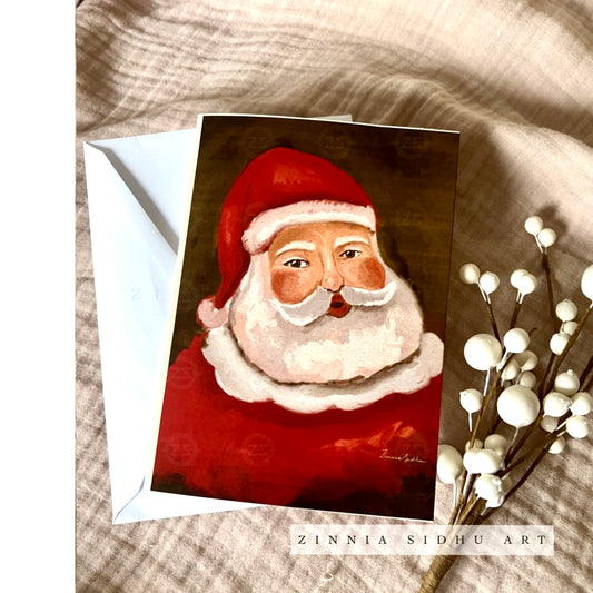 Santa Greeting Card