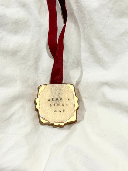 Mini Ornament “Angel Round”