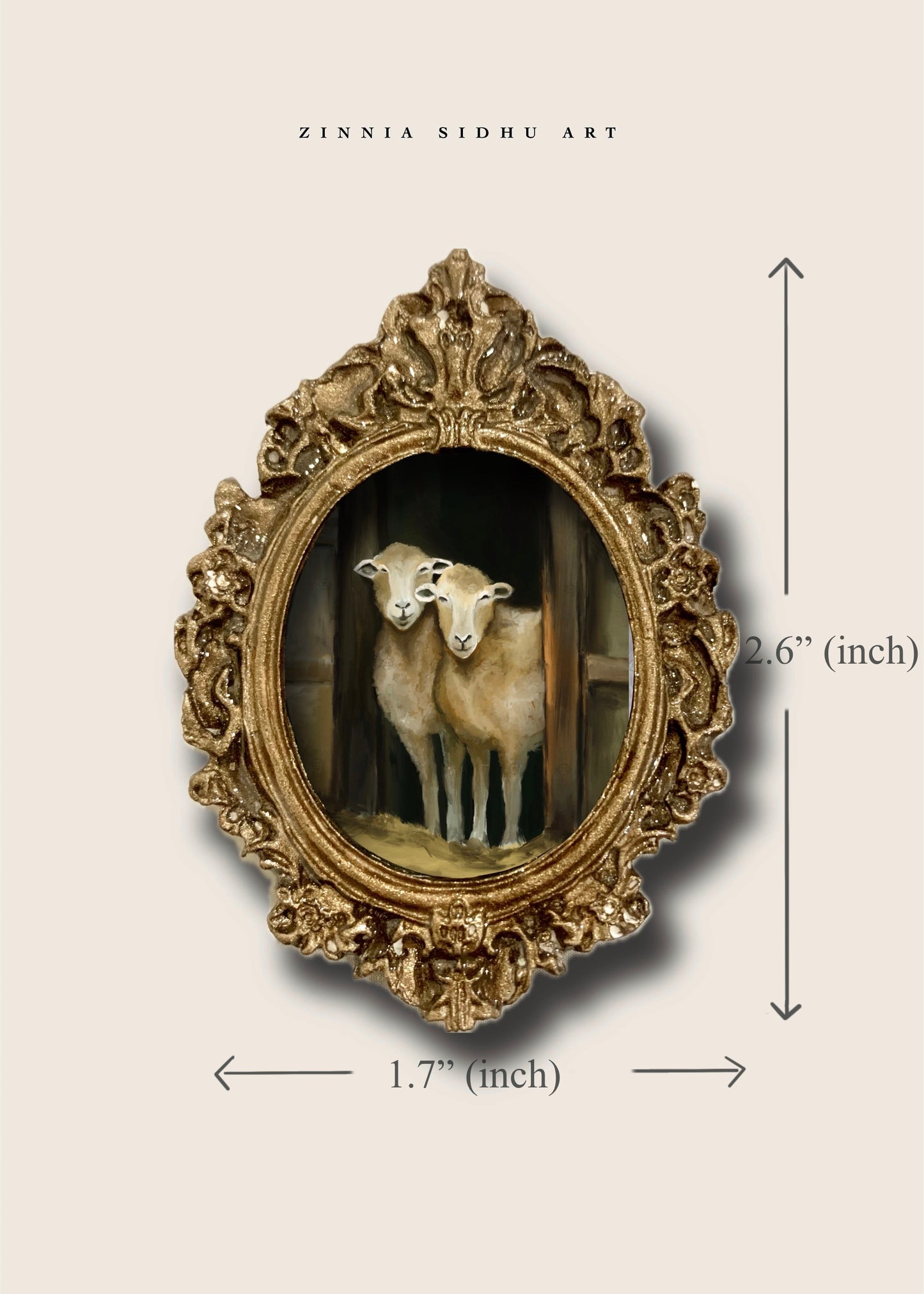 Sheeps Mini Magnet