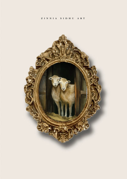 Sheeps Mini Magnet