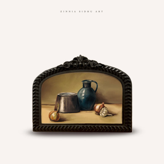 Still Life - Black Metal Frame