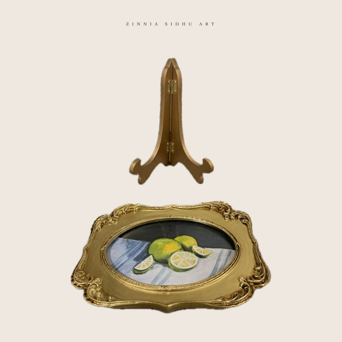 Limes - Golden Frame with stand