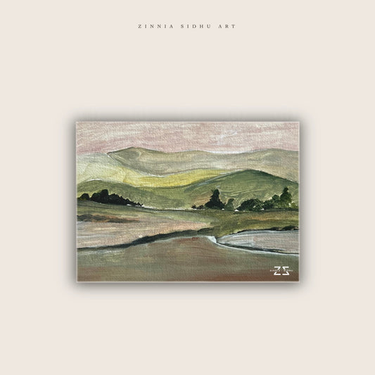 Original- Peachy Landscape