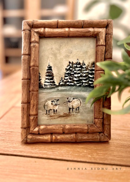 Sheep Story - Wooden Frame