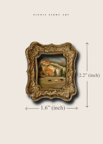 Meadow in Fall Mini Magnet
