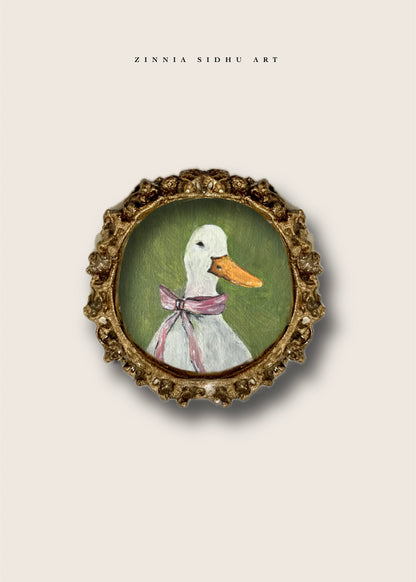 Quackoo Round Mini Magnet