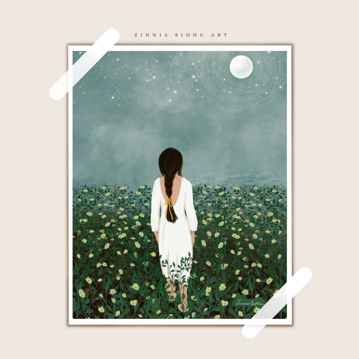 Among Moon and Flowers