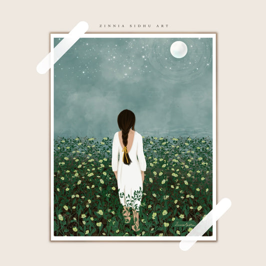 Among Moon and Flowers