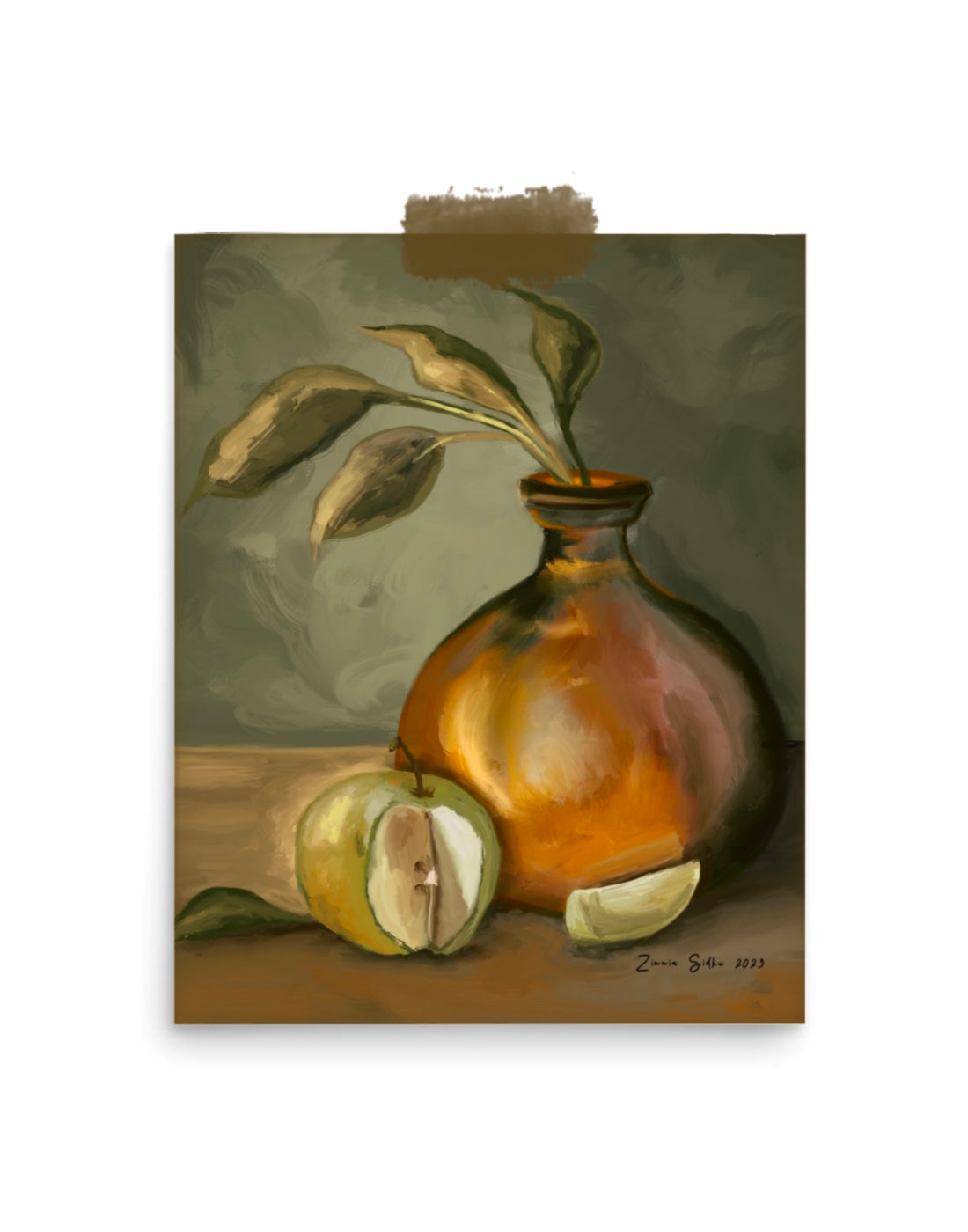 Green Apple Still Life